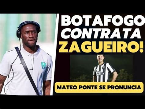 Botafogo Contrata Um Zagueiro Experi Ncia Na Europa Mateo Ponte