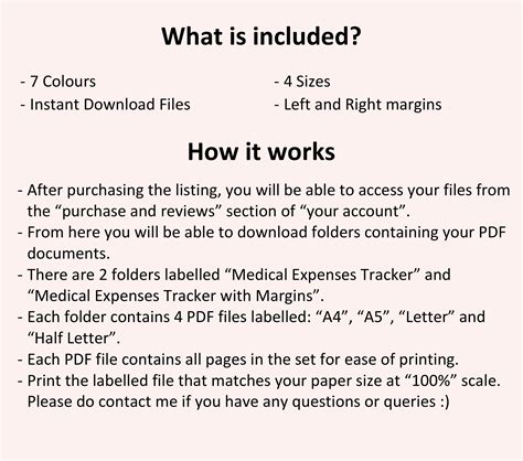 Art And Collectibles Prints A4 A5 Half Letter Medical Bills Log Letter