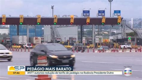 Vídeo Pedágio fica mais barato na Rodovia Presidente Dutra Bom dia