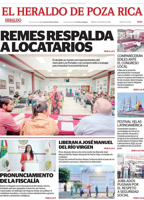 El Heraldo De Poza Rica De Junio De By Poza Acme Issuu