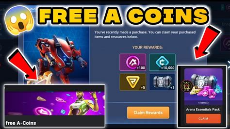 Get Free A Coins From Mech Arena Website How To Get Free A Coins