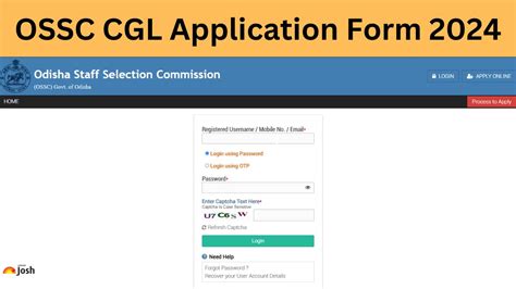 OSSC CGL Registration 2024 Direct Link To Apply Online For 595 Posts