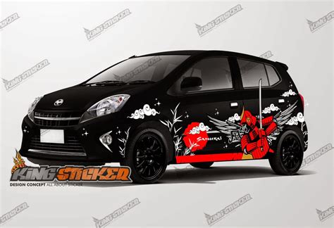 Gambar Cutting Sticker Mobil Warna Hitam Konsepmodif