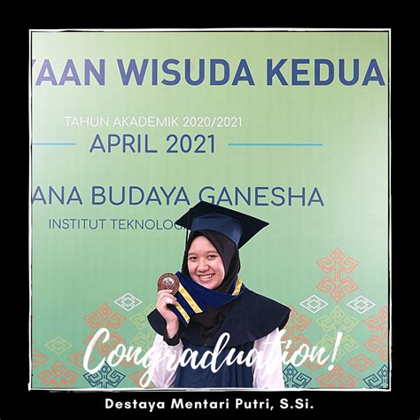 Wisudawan Sarjana Biologi Periode April 2021 Program Studi Sarjana