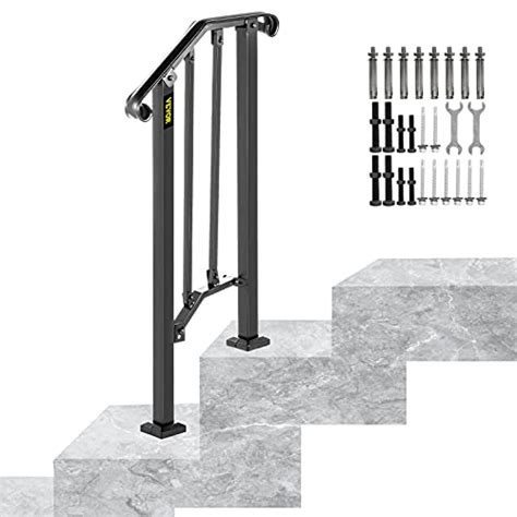 Happybuy Handrails For Outdoor Steps Fit Or Steps Outdoor Stair