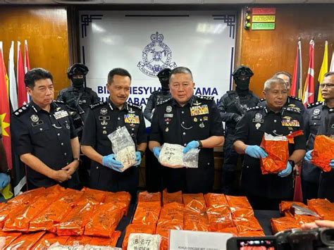 Polis Tahan Dua Lelaki Rampas Lebih 50kg Dadah Bernilai RM2 57 Juta