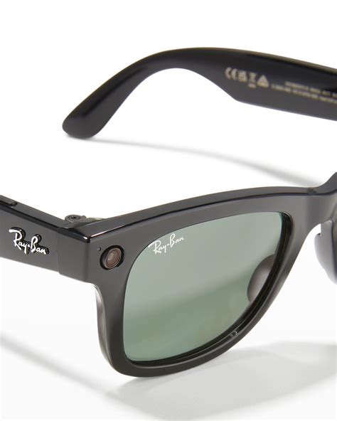 Ray Ban Wayfarer Stories Smart Plastic Sunglasses Neiman Marcus