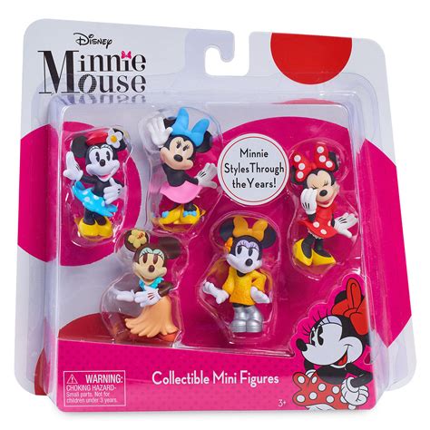 Disney Minnie Mouse Collectible Mini Figures Set New with Box – I Love ...