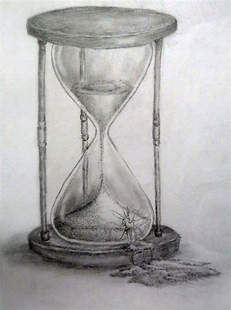 View 28 Realistic Broken Hourglass Drawing