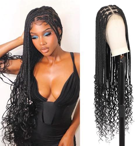 Amazon Kalyss 360 Full Lace Braided Wigs For Women Box Braid Wig