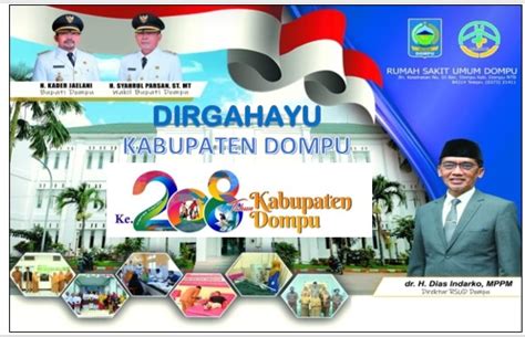 Blud Rsud Dompu Mengucapkan Selamat Hari Jadi Kabupaten Dompu Ke 208