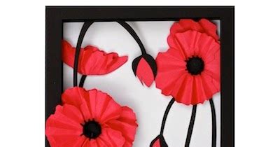 Ashbee Design Silhouette Projects 3d Poppy Shadow Box Silhouette Tutorial