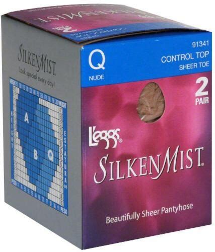 L Eggs Silken Mist Women S Control Top Pantyhose Nude Q Ralphs