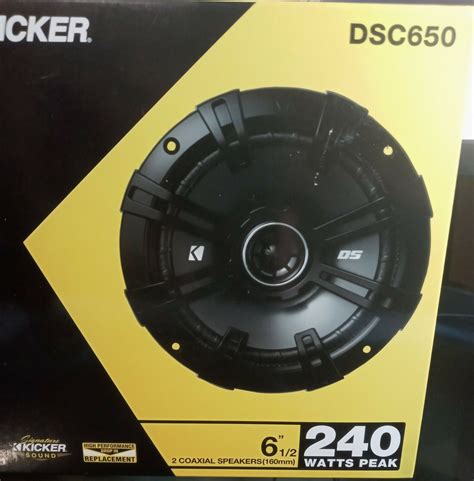 Kicker Ds Series Dsc Inch W Way Ohm Car Audio Coaxial