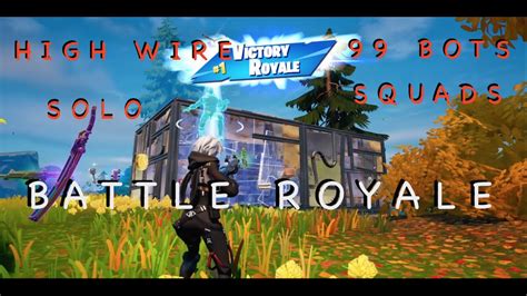 Fortnite Battle Royale 99 Bots Solo Squads Youtube