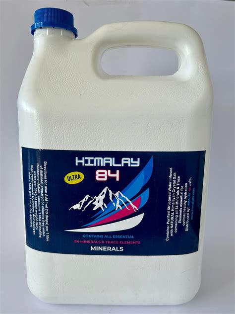 Himalayan Alkaline Mineral Electrolyte Concentrate 5 Liter Ultra