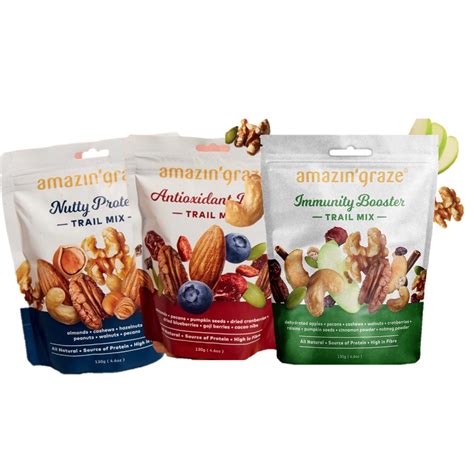 Amazin Graze Immunity Trail Mix Antioxidant Berry Trail Mix 130G