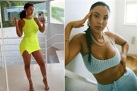 Maya Jama S Boobs Spill Out Of String Bikini For Eye Popping Holiday