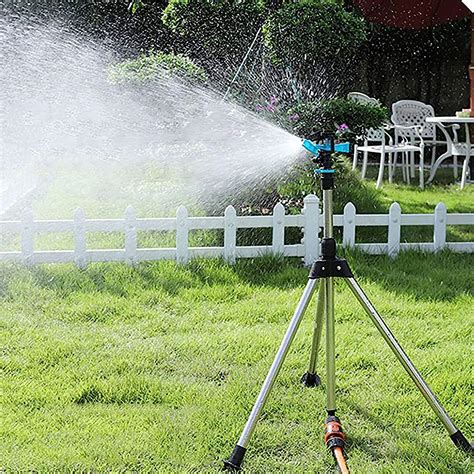 Amazon Rotating Tripod Sprinkler 360 Degree Automatic Rotating