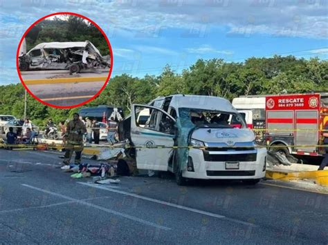 Fatal Accidente En Playa Del Carmen 7 Fallecidos Y 12 Lesionados