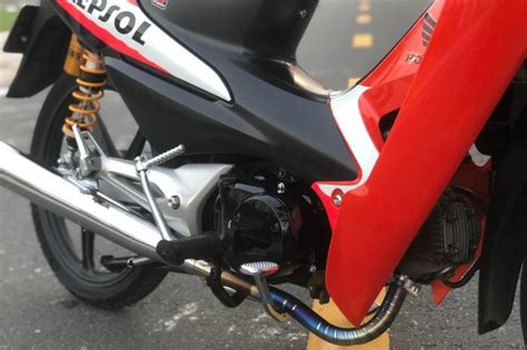 Tampang Sporty Honda Supra Fit Pakai Livery Repsol Jadi Makin Pol