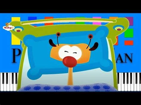 BabyTV - Evening Song Slow Medium 4K Piano Tutorial | Piano tutorial ...