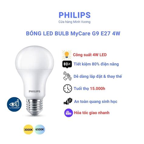 B Ng N Led Bulb E Philips Mycare G W C A H Ng Minh V Ng