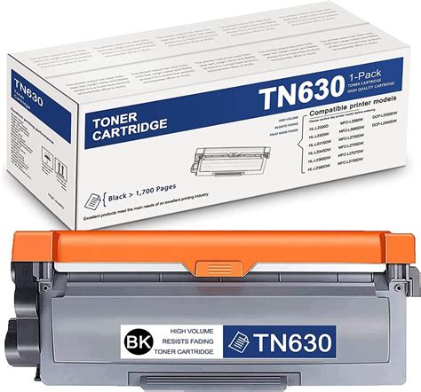 High Yield 1 Pack Black Tn630 Tn 630 Compatible Toner Cartridge Replacement For Brother Hl