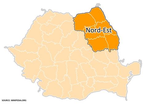 Harta Nord Est Regiune De Dezvoltare Harta Rom Niei