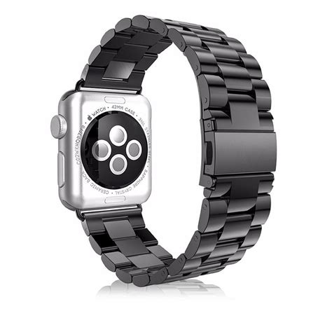 Black Stainless Steel Band for Apple Watch