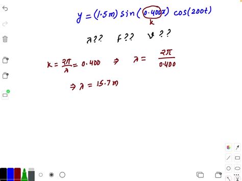 Solved Two Sinusoidal Waves Travelling In Opposite Directions Interfere