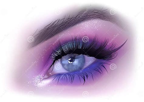 Fashion Woman Eye Makeup Stock Vector Illustration Of Beautiful 93969992