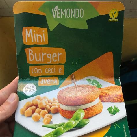 Vemondo Mini Burger Con Ceci E Avena Review Abillion