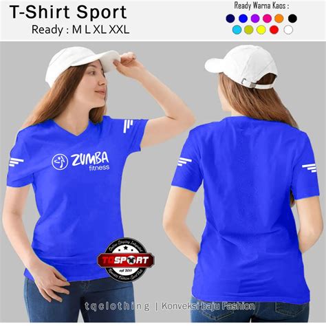 Jual Baju Olahraga Wanita Aerobics Kaos Senam Fitnes Cewek Pakaian Lari