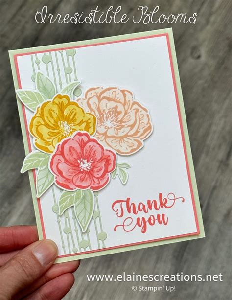 Color Your Irresistible Blooms Sweet Stampin With Elaine S Creations