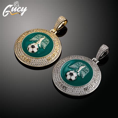 Gucy New Arrival Micro Pave Round Cubic Zirconal Pendant Necklace For