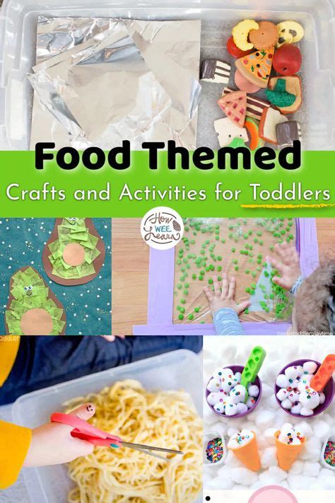 Food Themed Crafts and Activities for Toddlers!