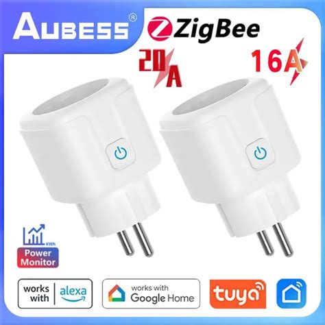 Aubess Zigbee Eu Smart Plug A A Tuya Smart Life Socket With Power