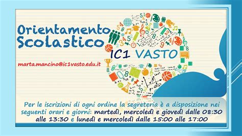 LIC 1 Di Vasto Al Fianco Delle Famiglie Con Lo Sportello Orientamento