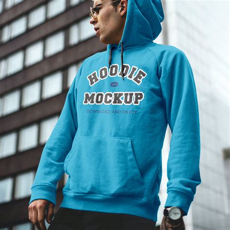 Free Outside Front Hoodie Mockup Mockupbee