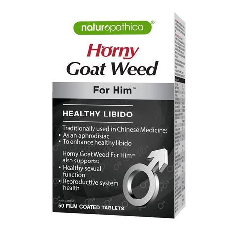 Buy Naturopathica Horny Goat Weed For Him 50 Tablets Online At Chemist Warehouse