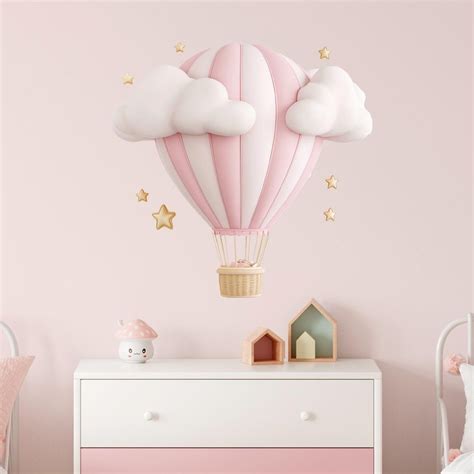 Hot Air Balloon Wall Decal Etsy
