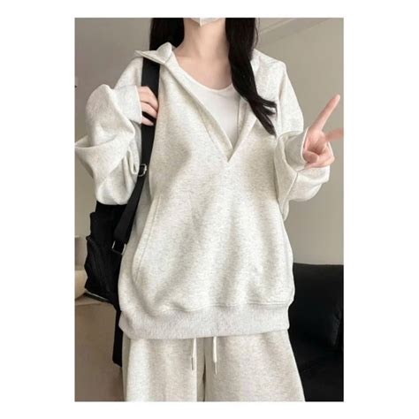 Áo Hoodie Zip Cổ V Form Rộng Unisex Áo Khoác Nỉ Hoodie Có Mũ Siêu Hot Shopee Việt Nam