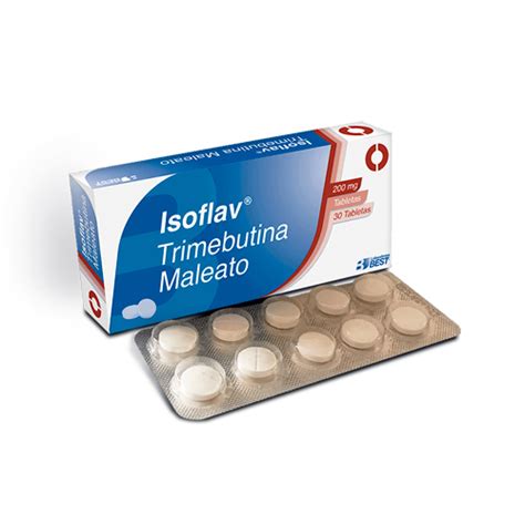 Drogas S S ISOFLAV 200 MG TRIMEBUTINA CAJA X 30 TABS