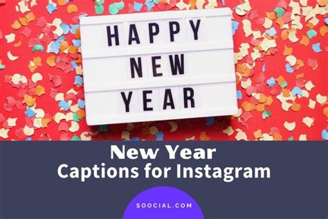 New Year Captions For Instagram To Welcome Soocial