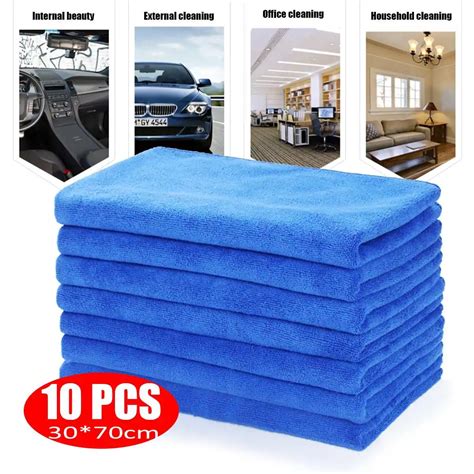 Pcs Microfiber Cleaning Cloth Auto Truck Windshield Car Detailing