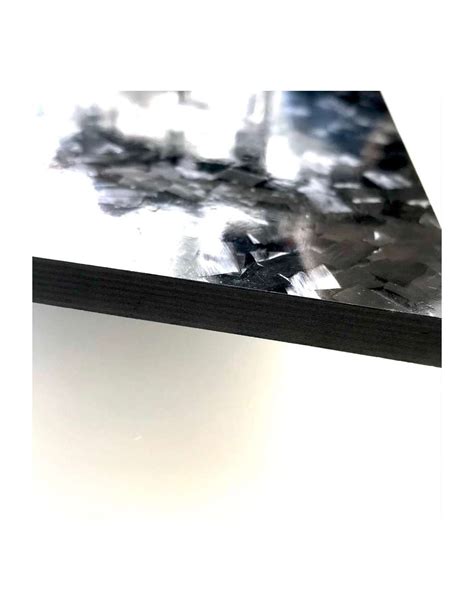 Two Sided Carbon Fiber Plate GLOSS Finish Marble Forged 400 X 250 X