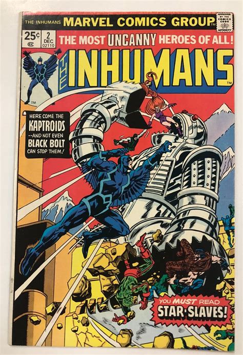 Inhumans 2 Dec 1975 Doug Moench George Perez Fred Kida Rich