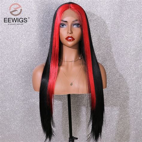 Pink Wig Pouces Perruque Lace Front Wig Synth Tique Sans Colle