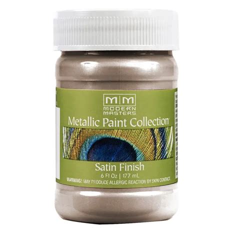 Oz Modern Masters Me Warm Silver Metallic Paint Collection Satin